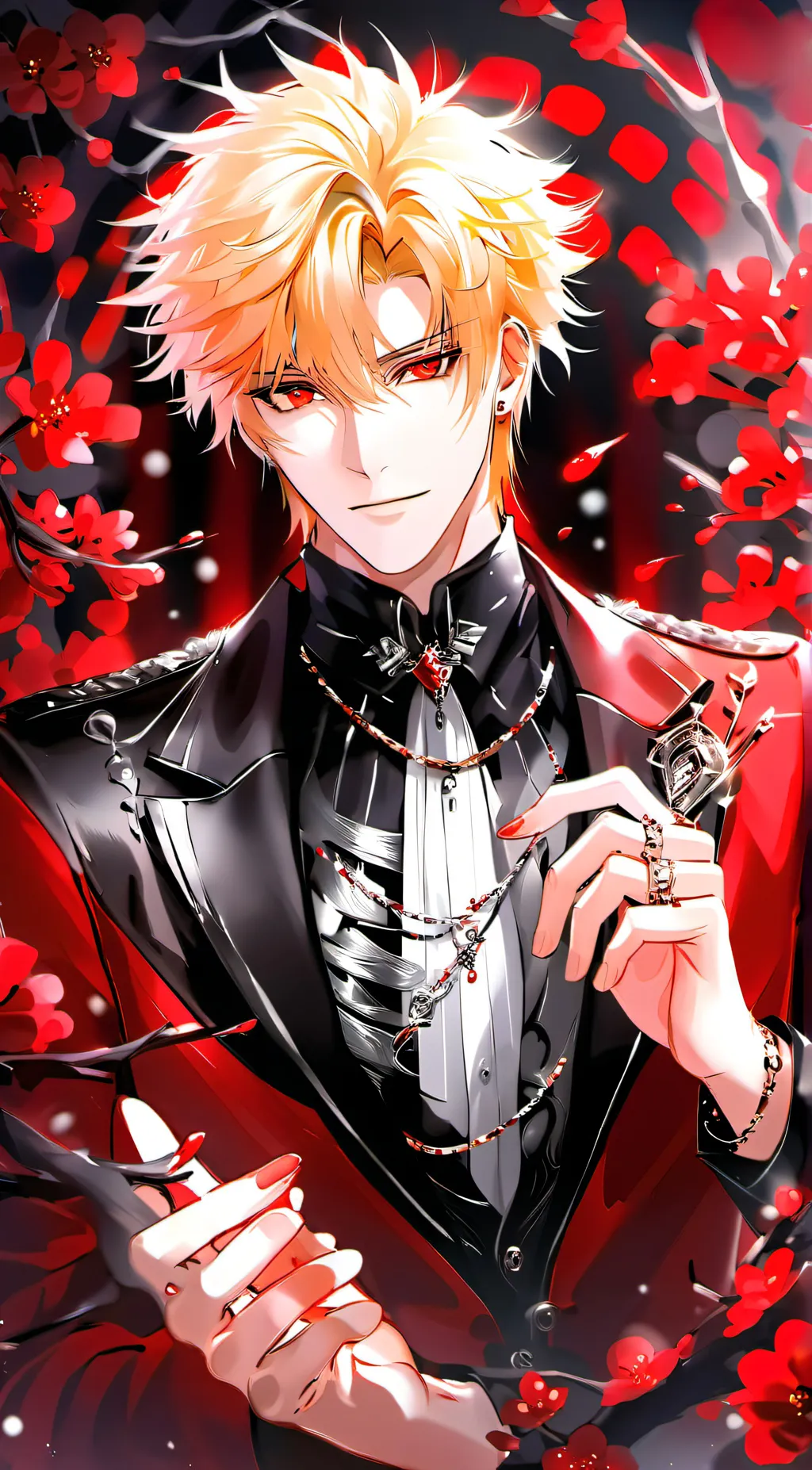 ai character: Katsuki Bakugo background
