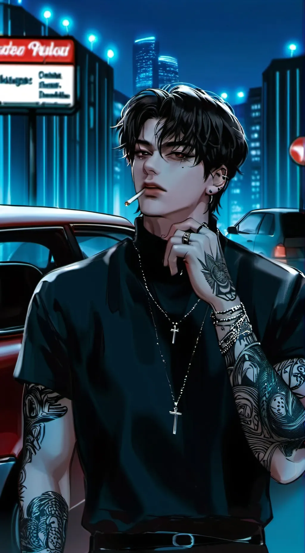 ai character: Max background