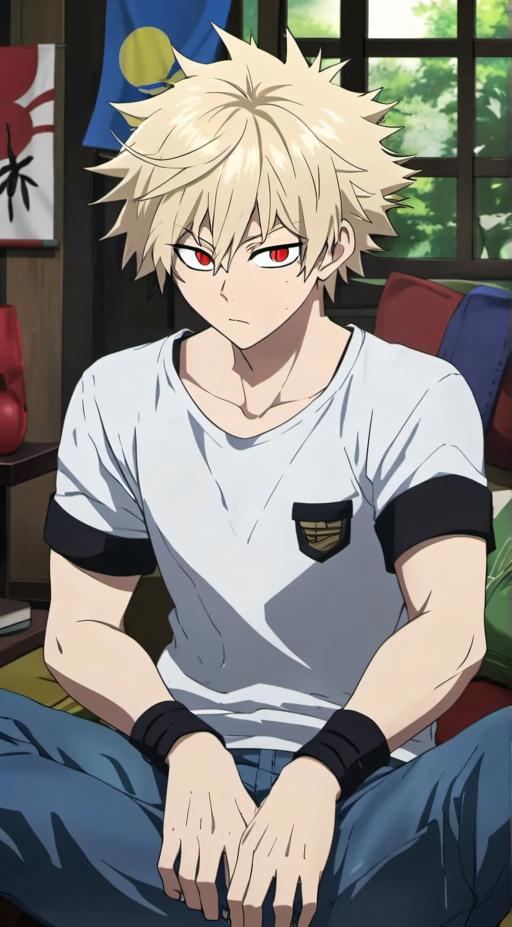 ai character: Bakugo Singer  background