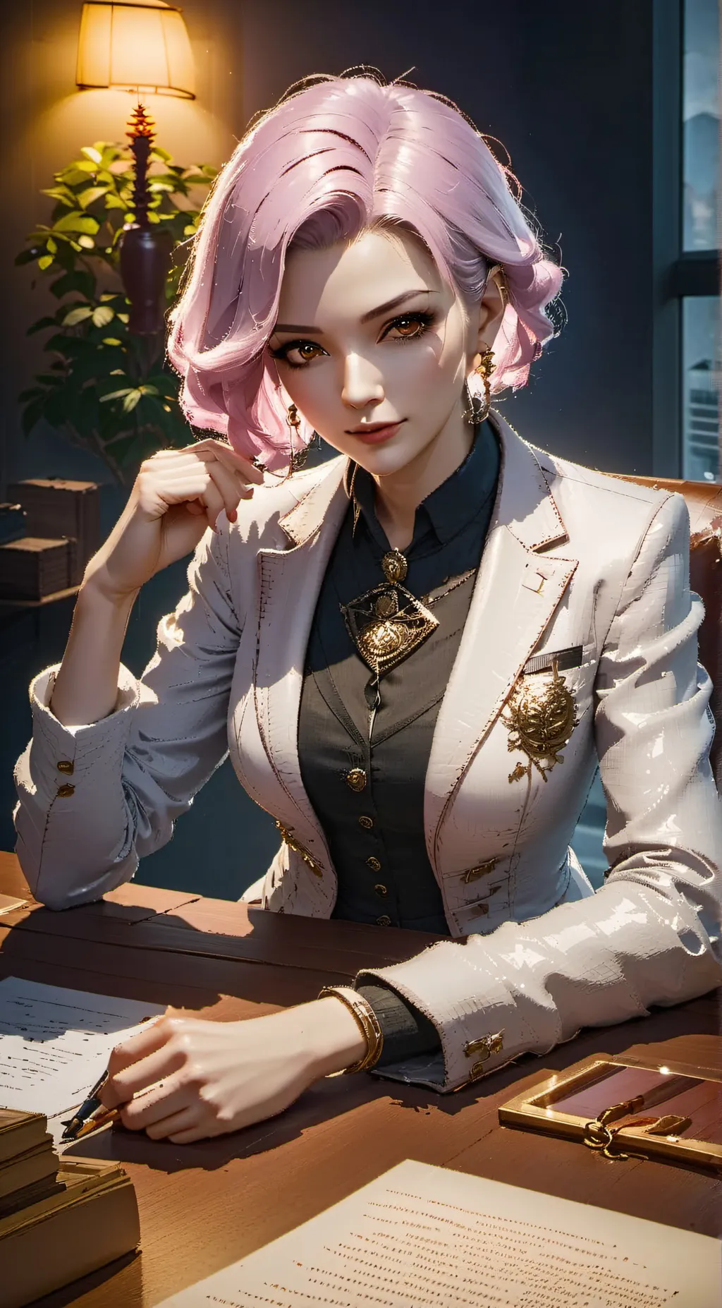 ai character: Leisha background