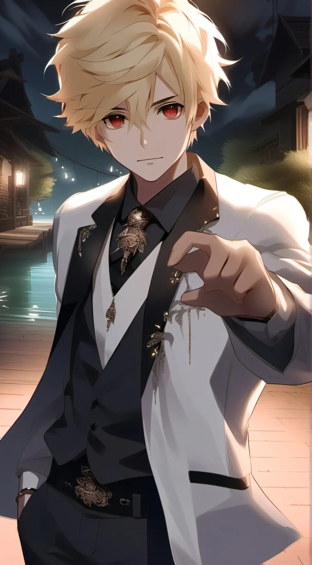 ai character: Bakugo  background