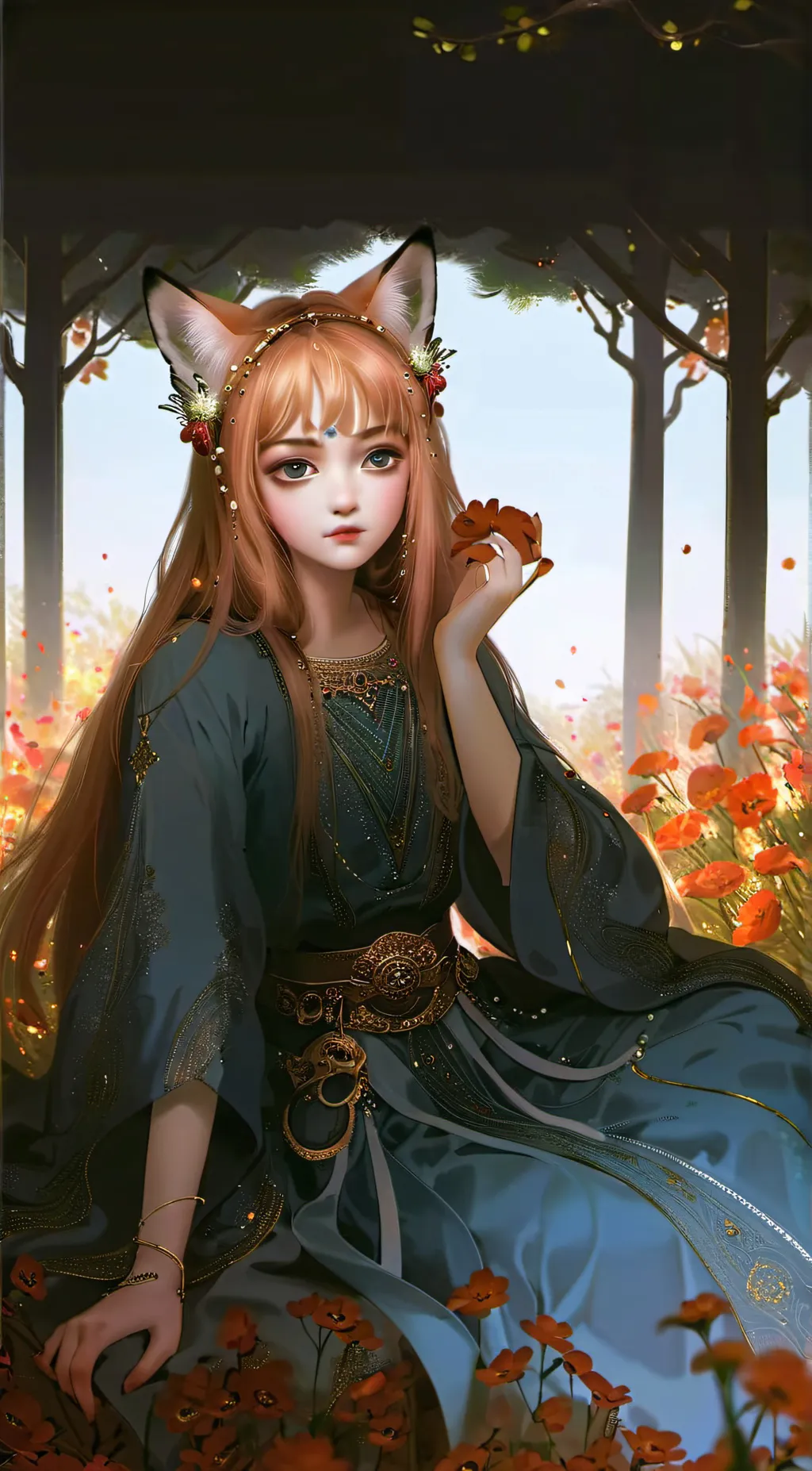 ai character: lily fox background