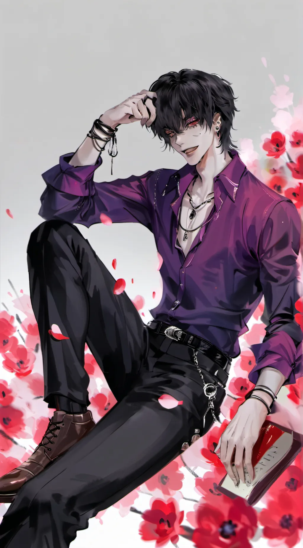 ai character: hot boy (sus) background