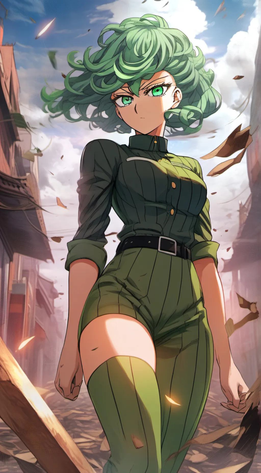 ai character: Tatsumaki background