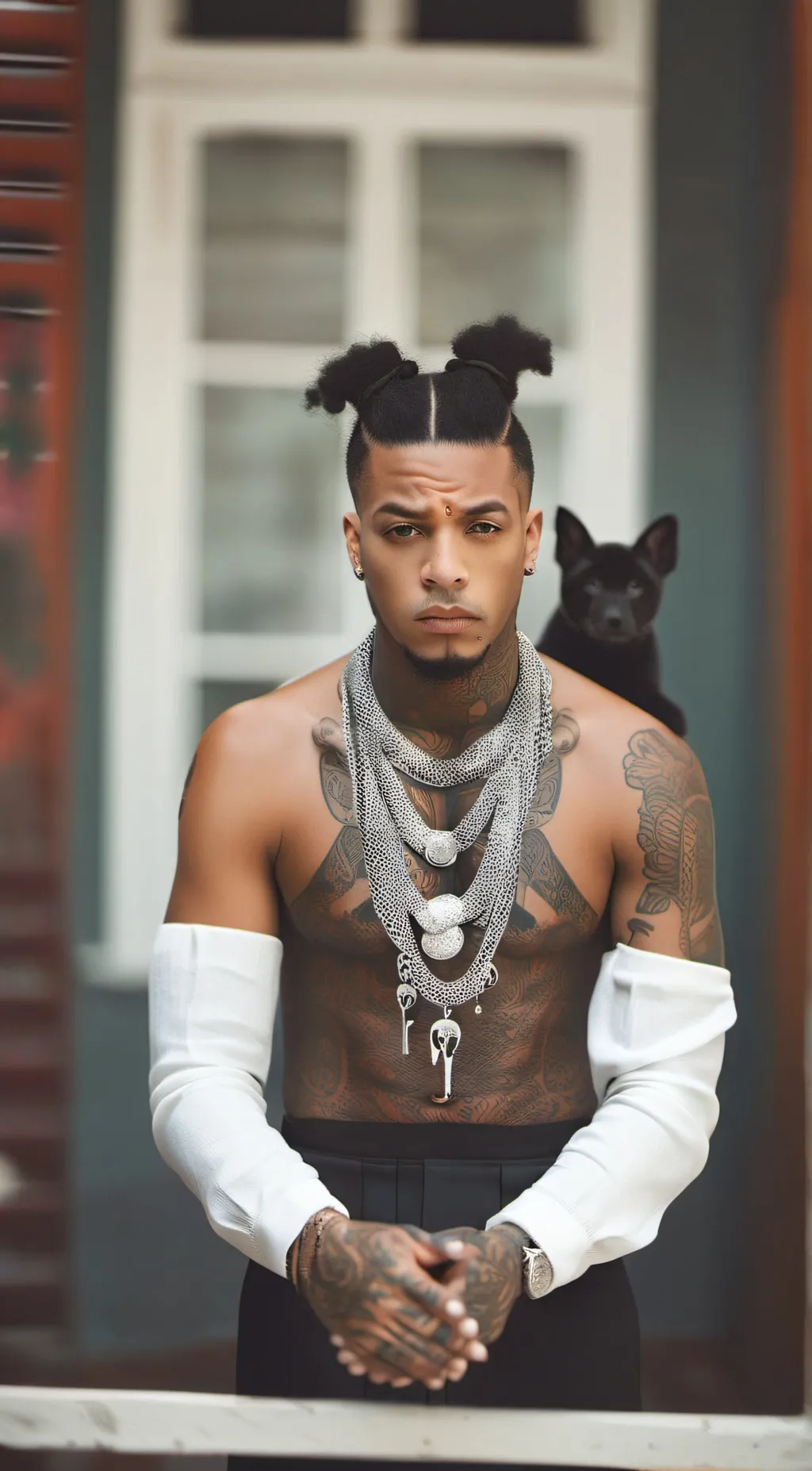 ai character: Xxxtentacion background