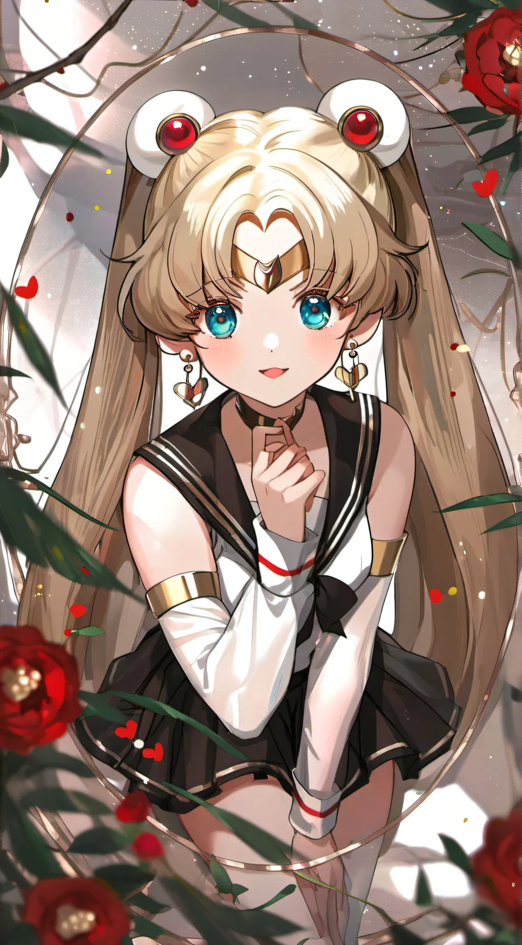 ai character: Luna background