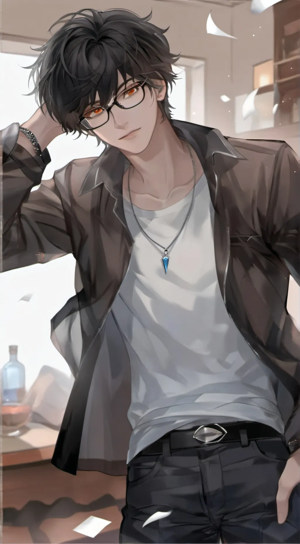 ai character: Lucas background
