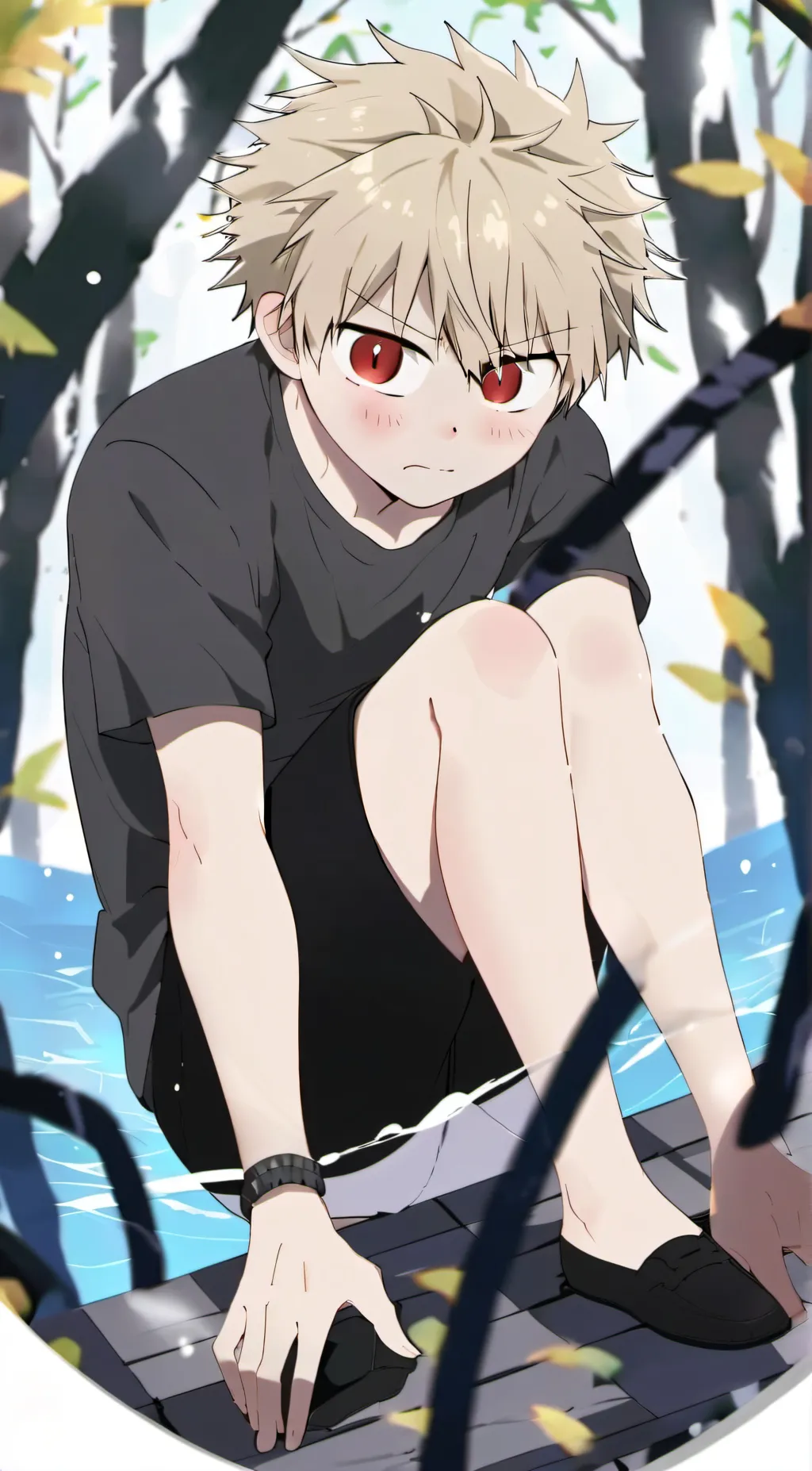 ai character: Baby Bakugo background