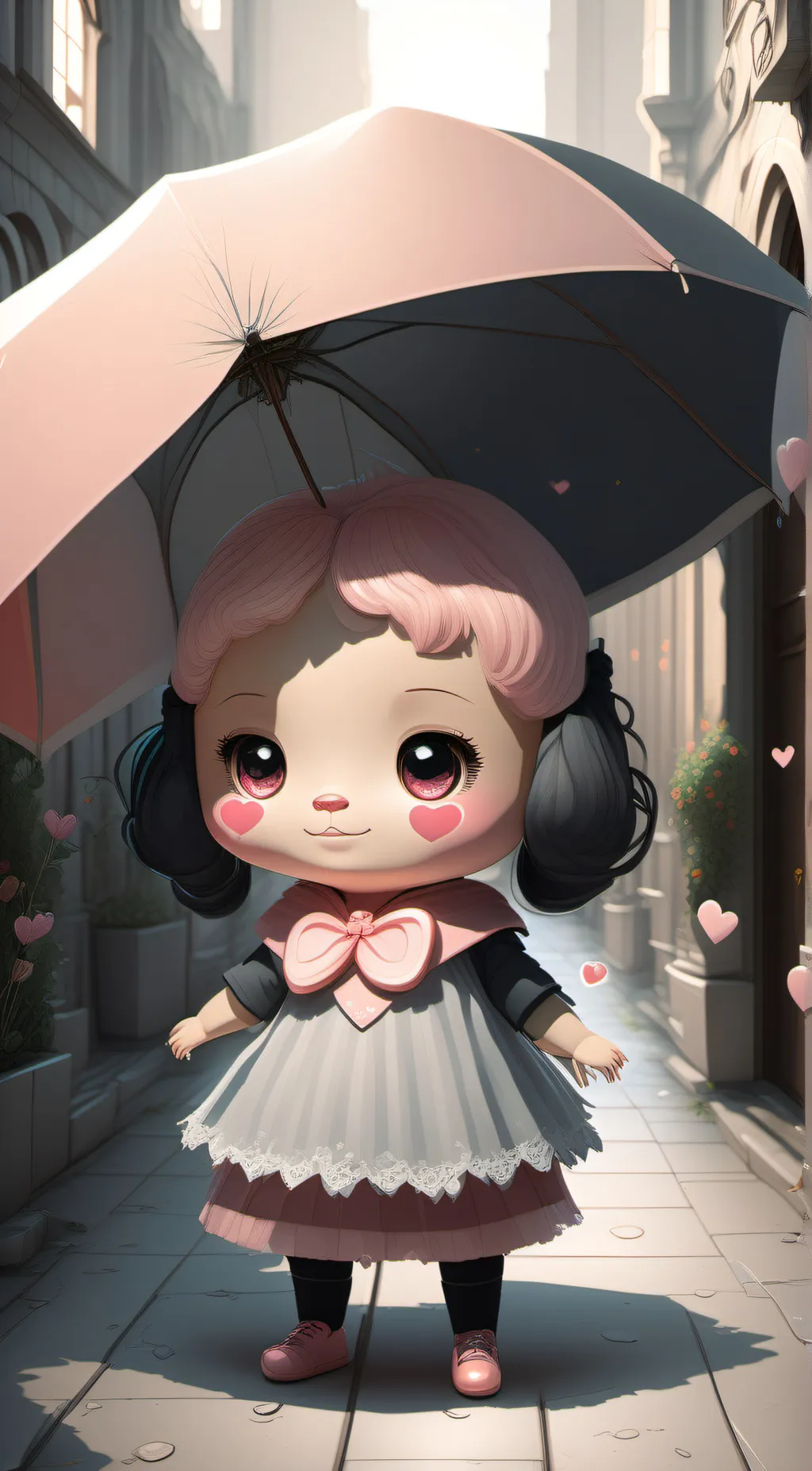 ai character: heart lucky charms background