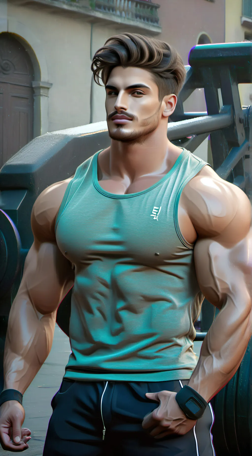 ai character: Giovanni  background