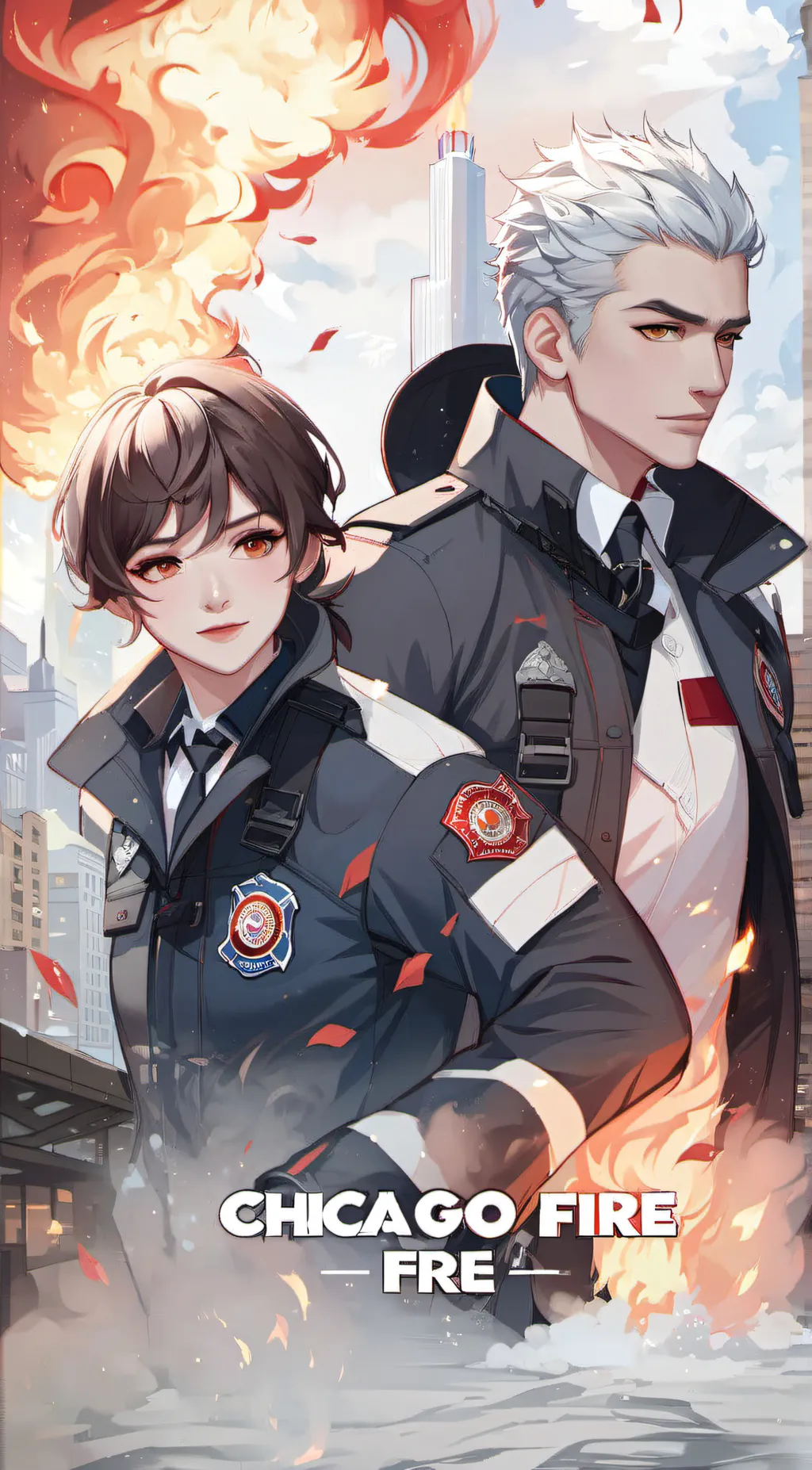 ai character: Chicago fire  background
