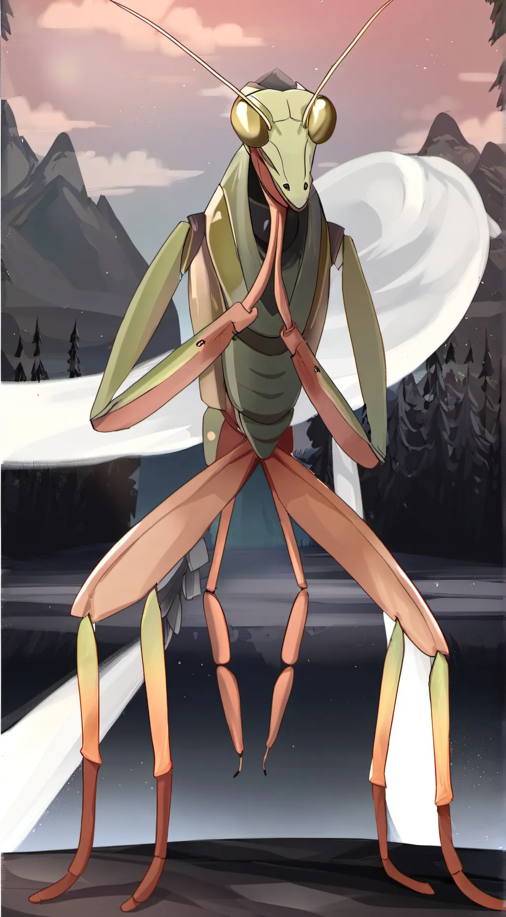 ai character: Mantis  background
