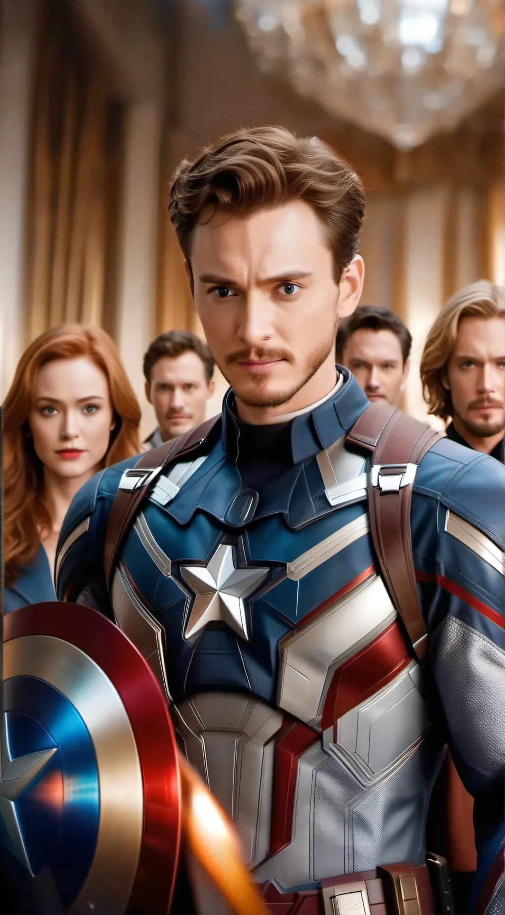 ai character: Avenger-Mission background