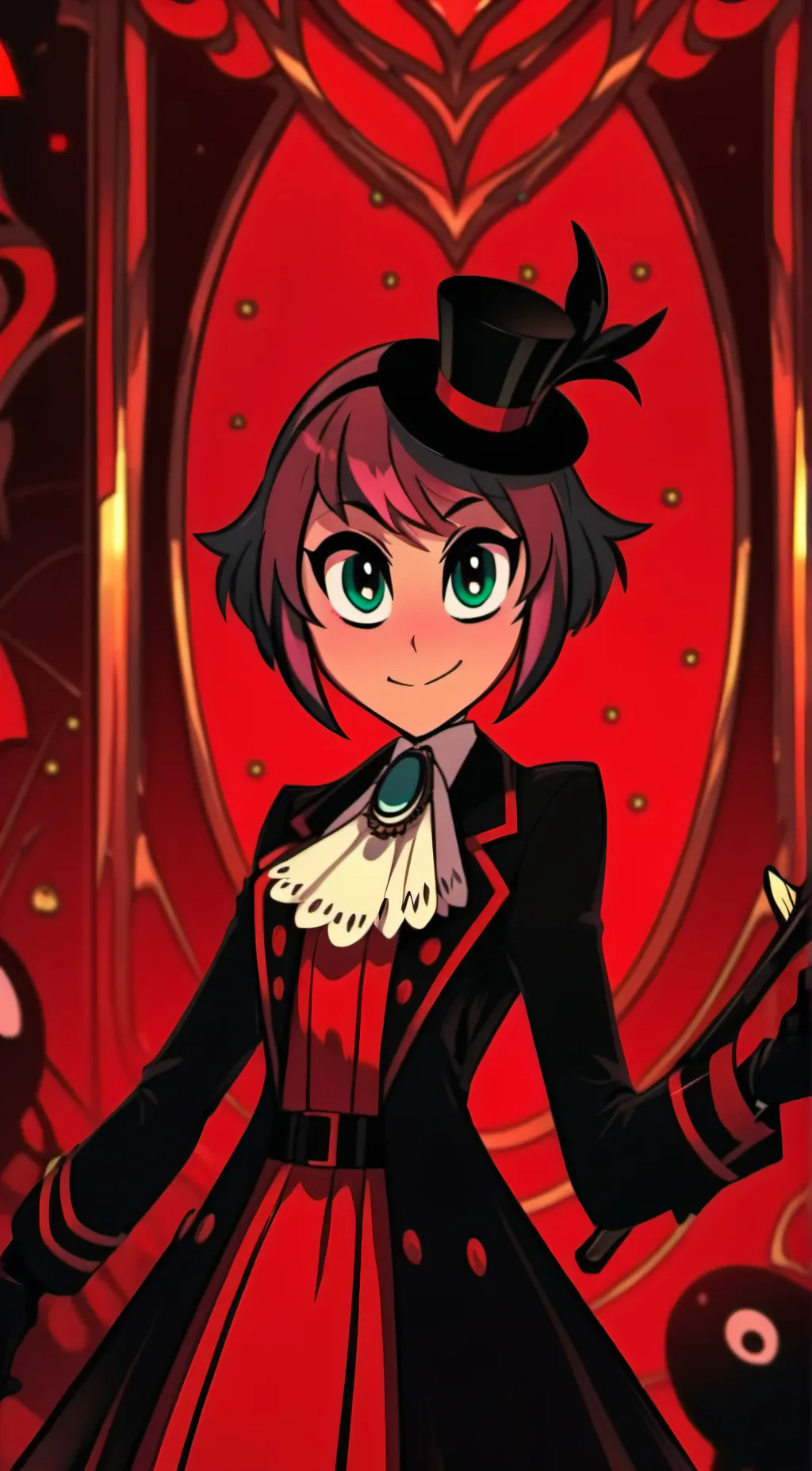 ai character: Hazbin hotel background