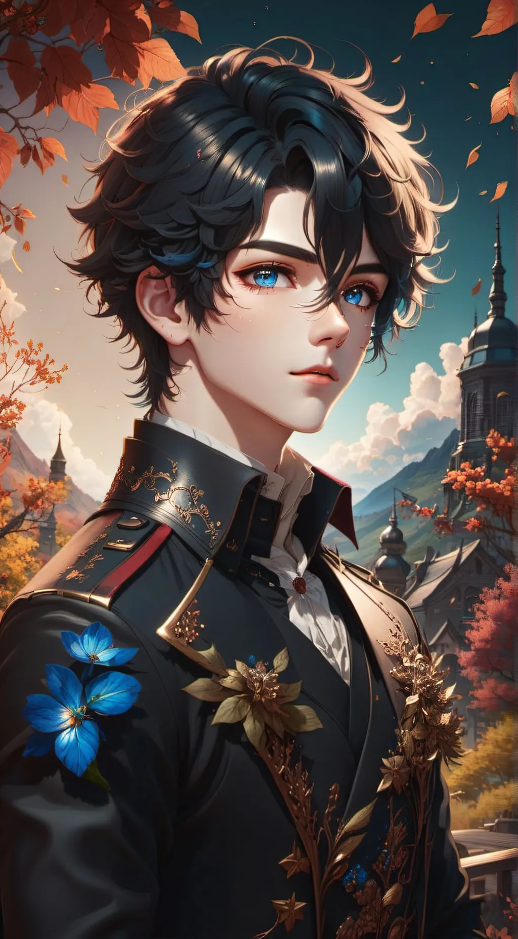 ai character: Mark background