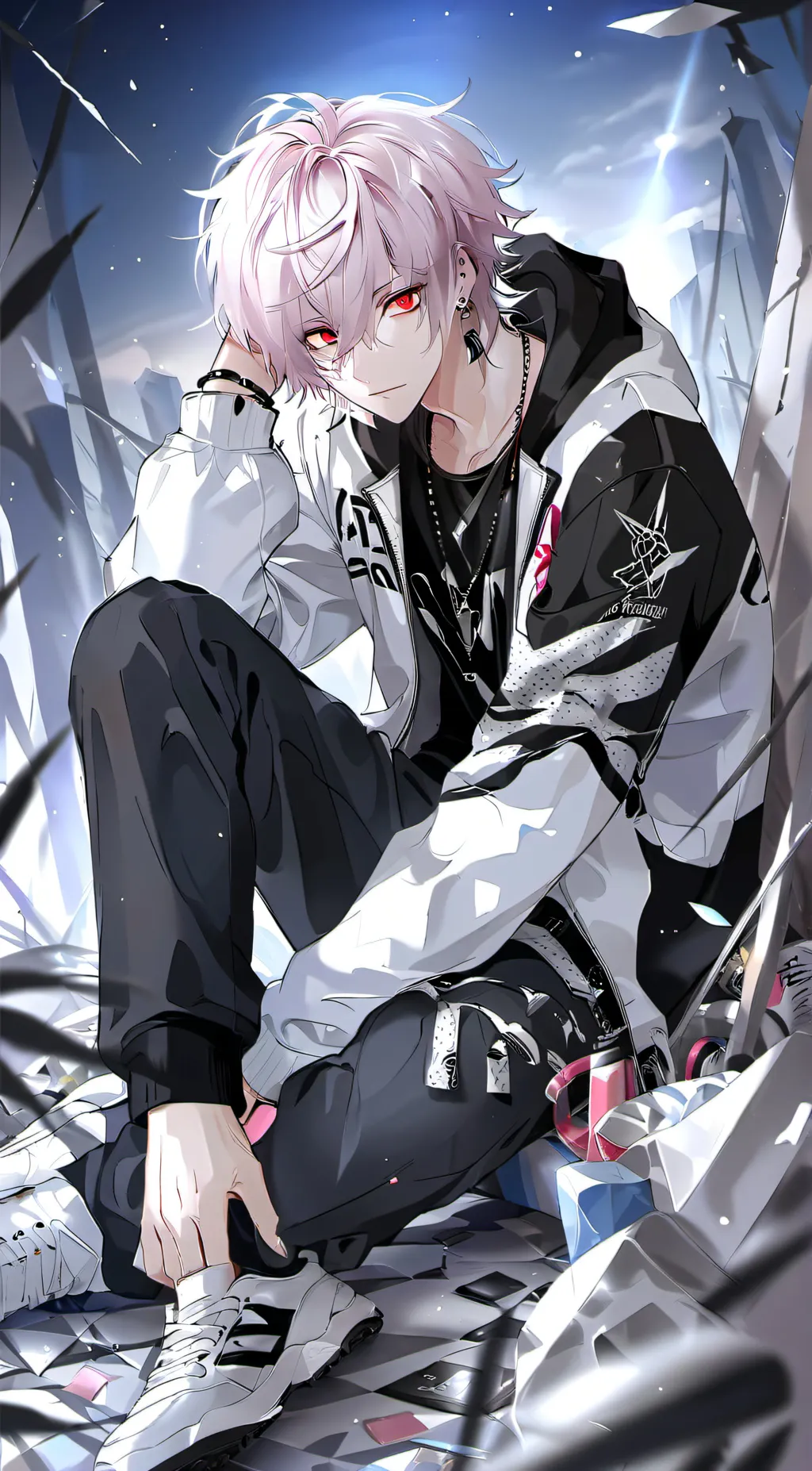 ai character: Caleb Mlabl background