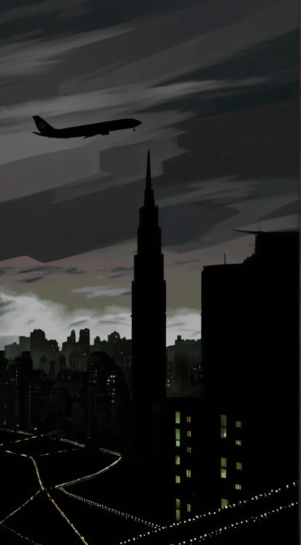 ai character: the infected sky background
