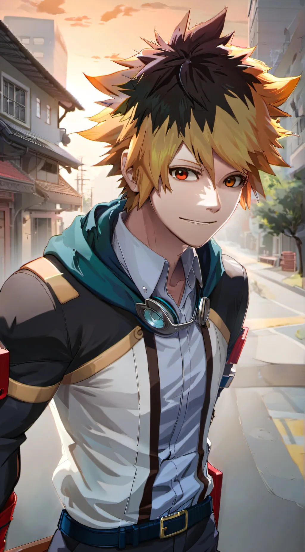 ai character: Denki background