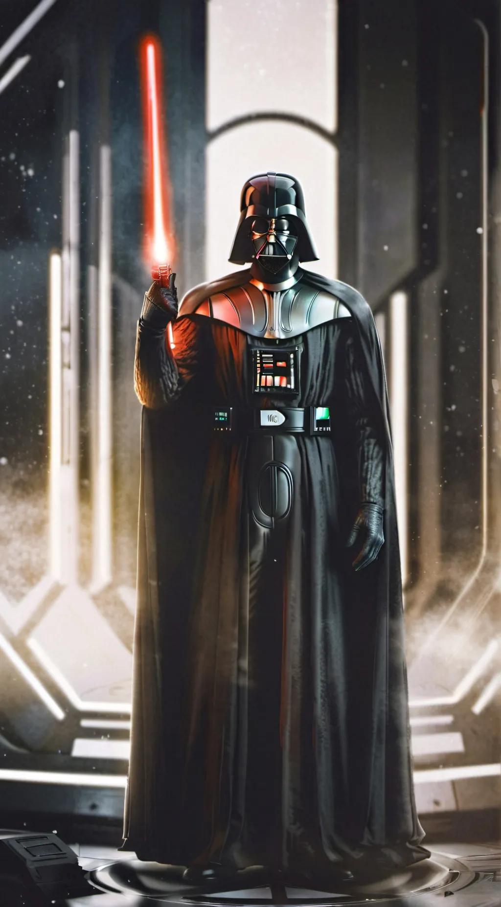 ai character: Darth Vader  background