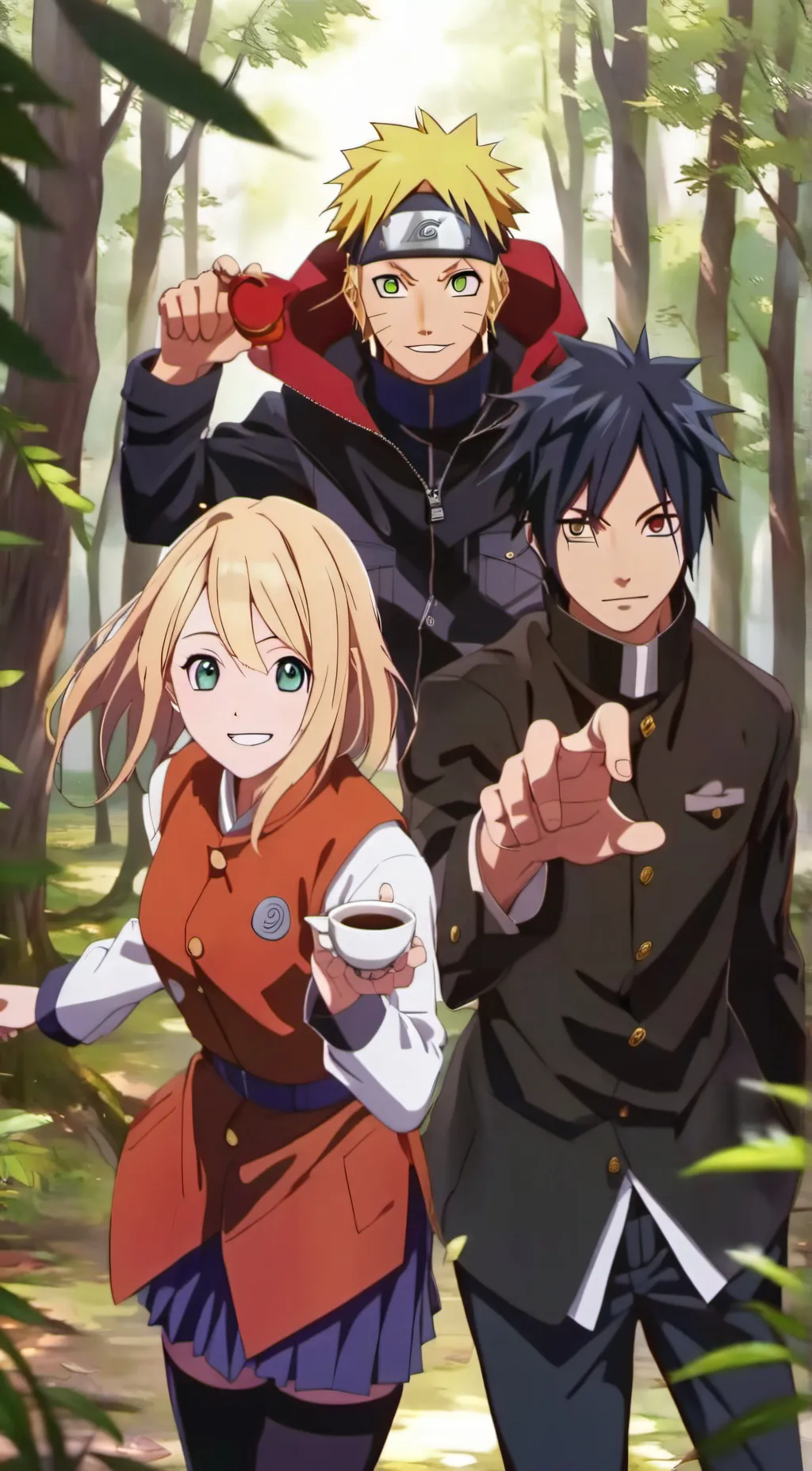 ai character: Team 7 background