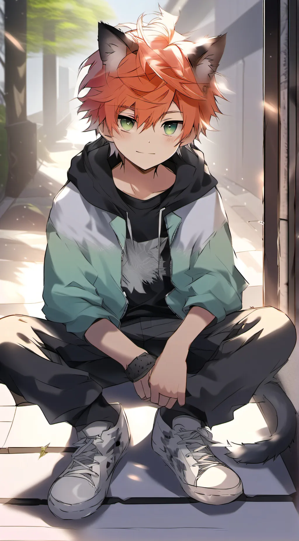 ai character: Leo background