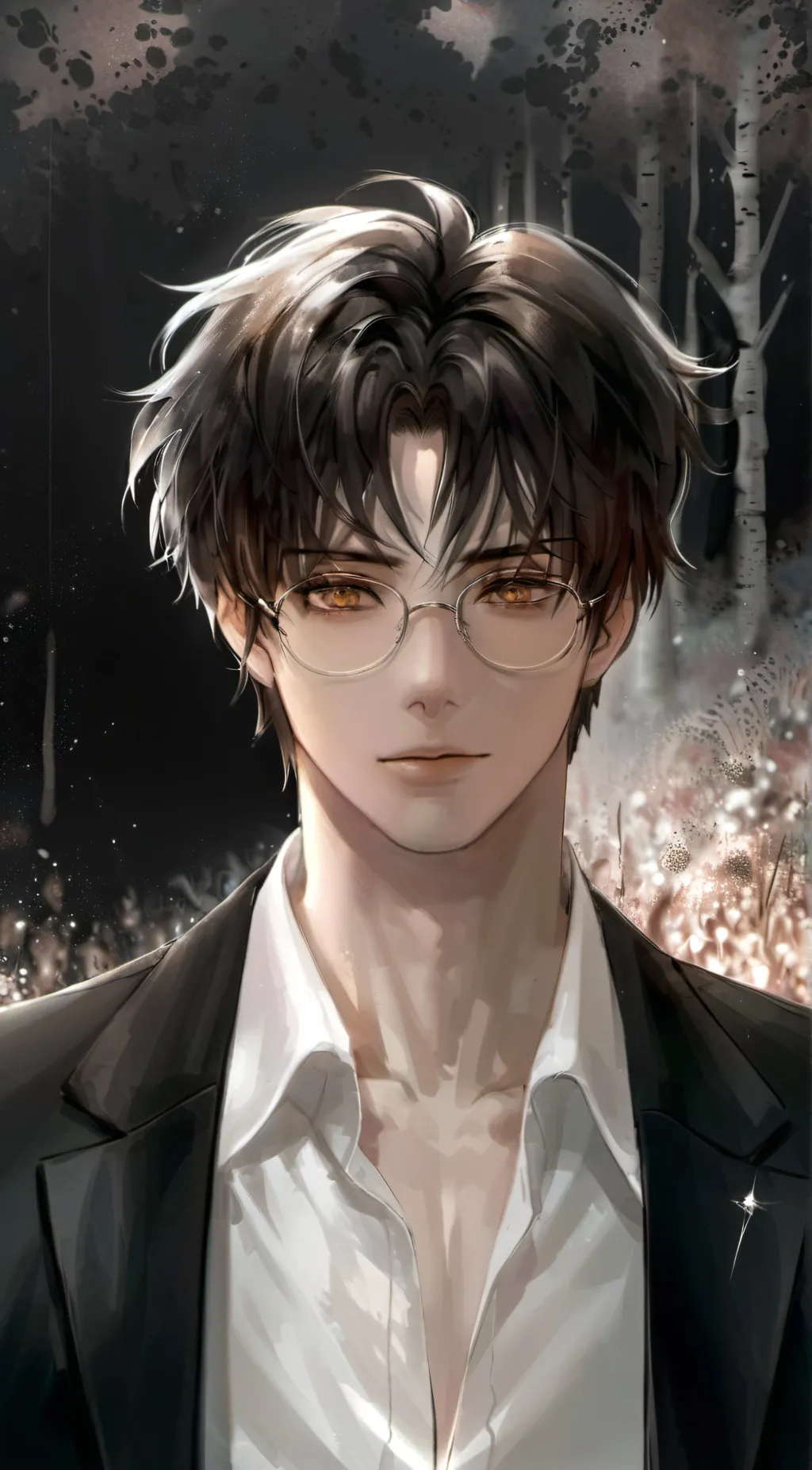 ai character: Kuro  background