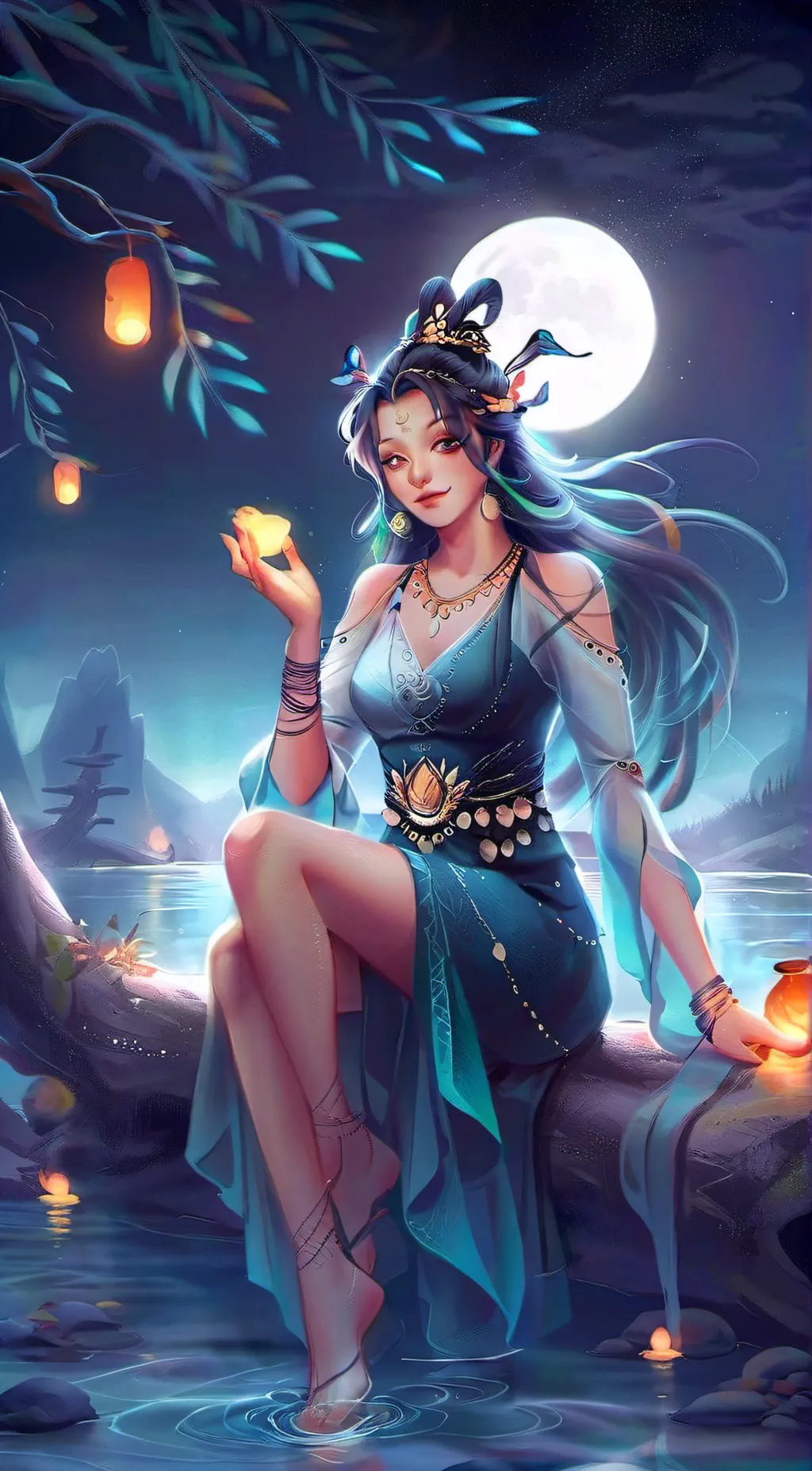 ai character: anphitrite background