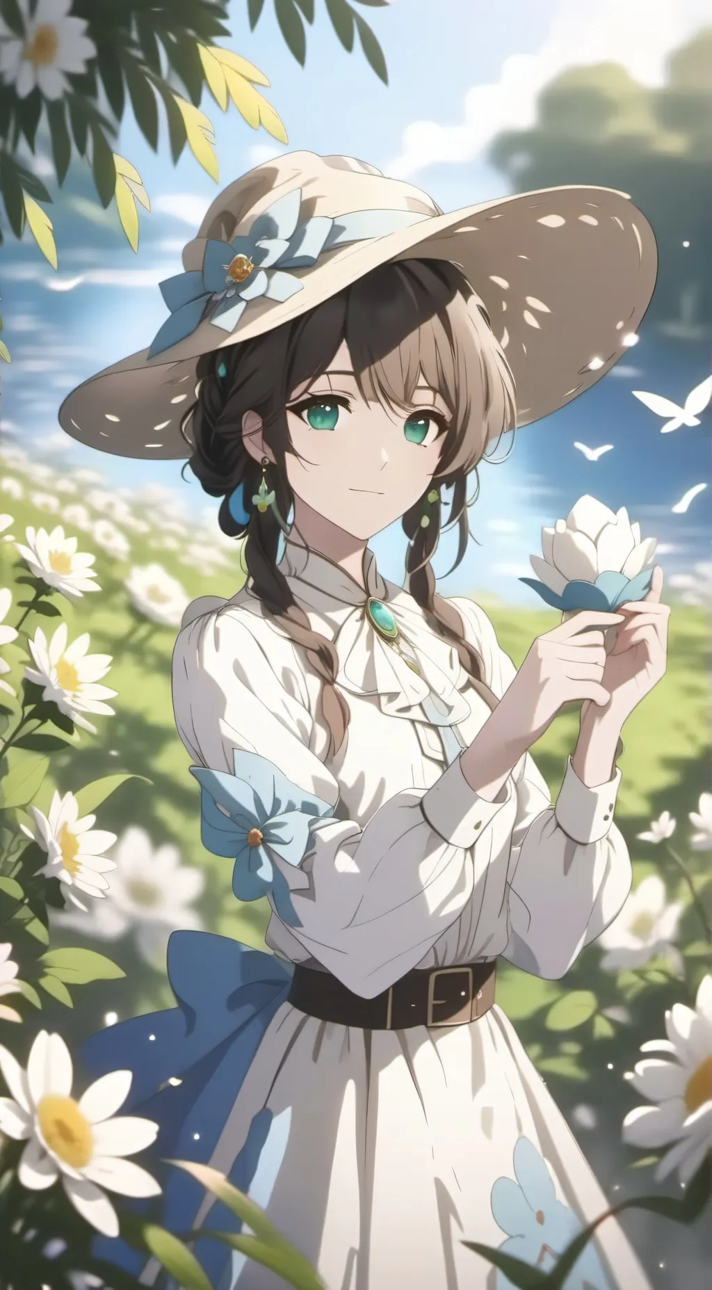 ai character: haruiim  background