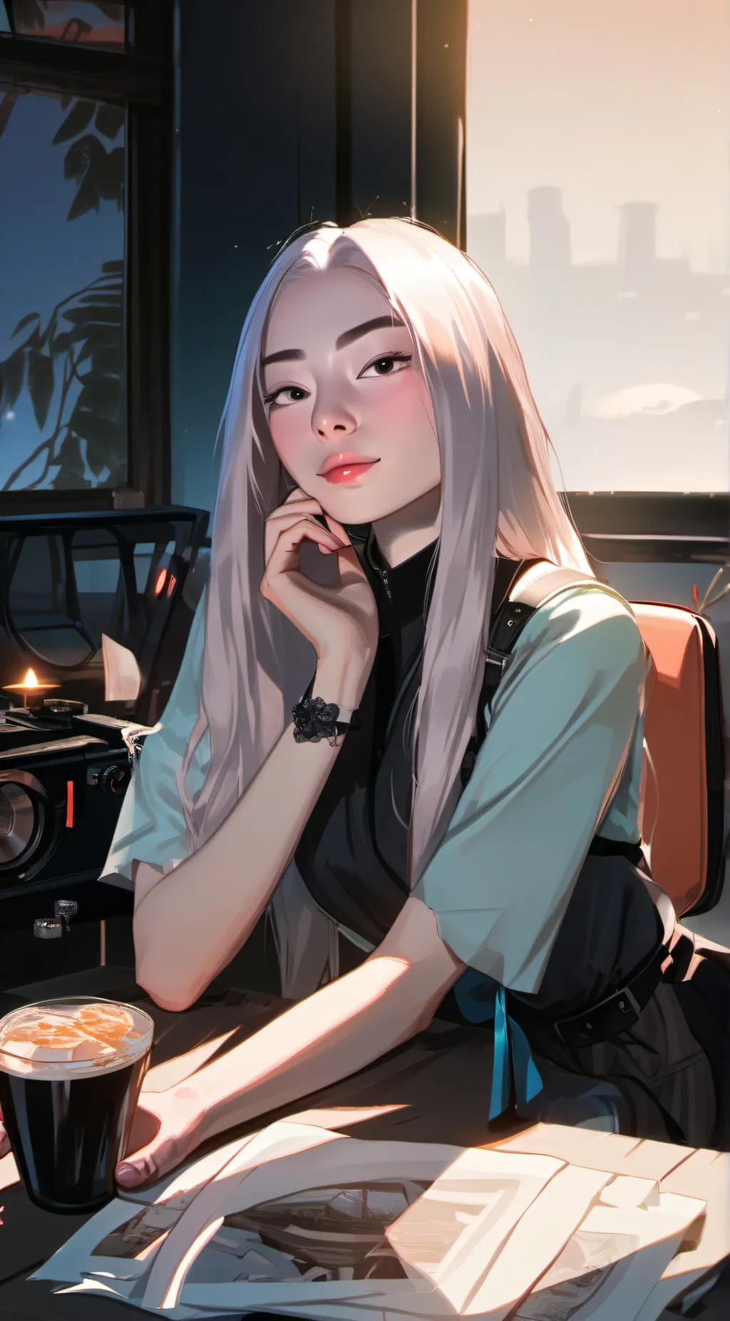 ai character: Baby  background