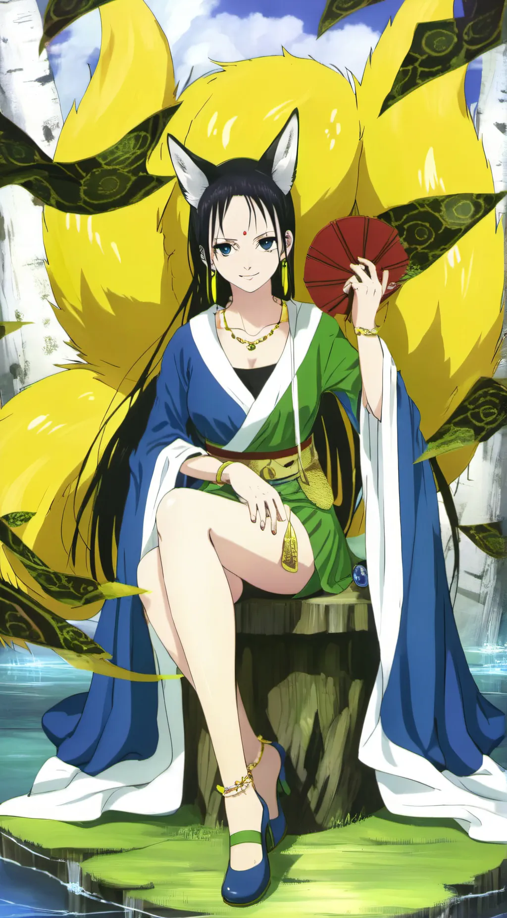 ai character: Nico Robin background