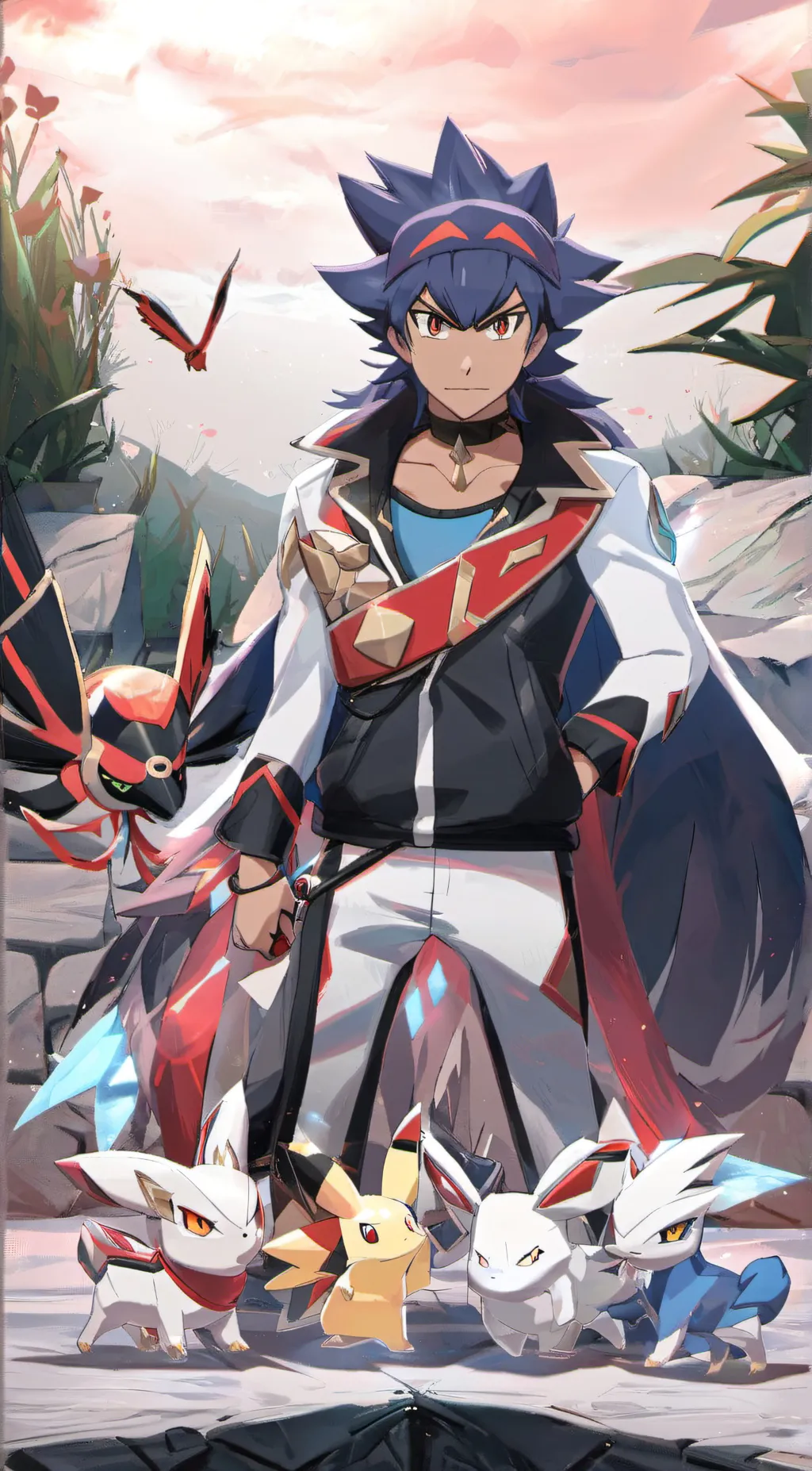 ai character: Champion Leon background