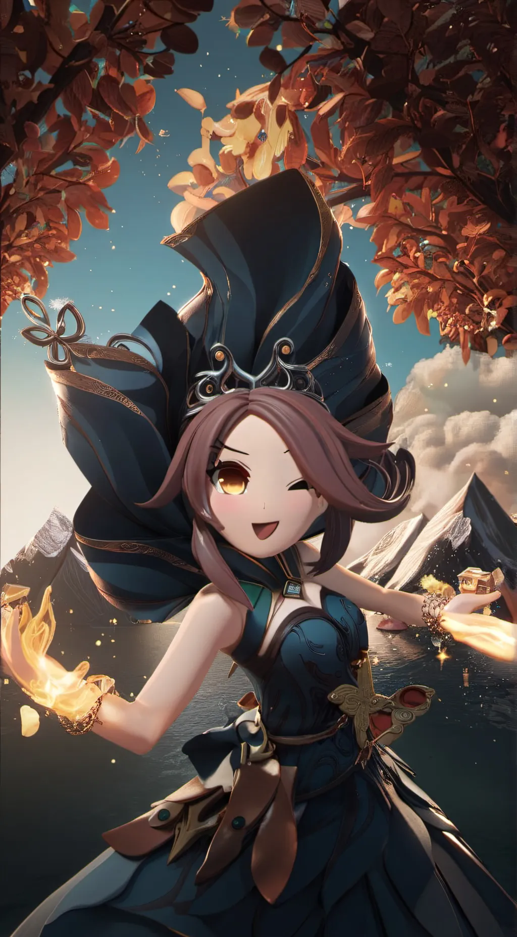 ai character: xell background