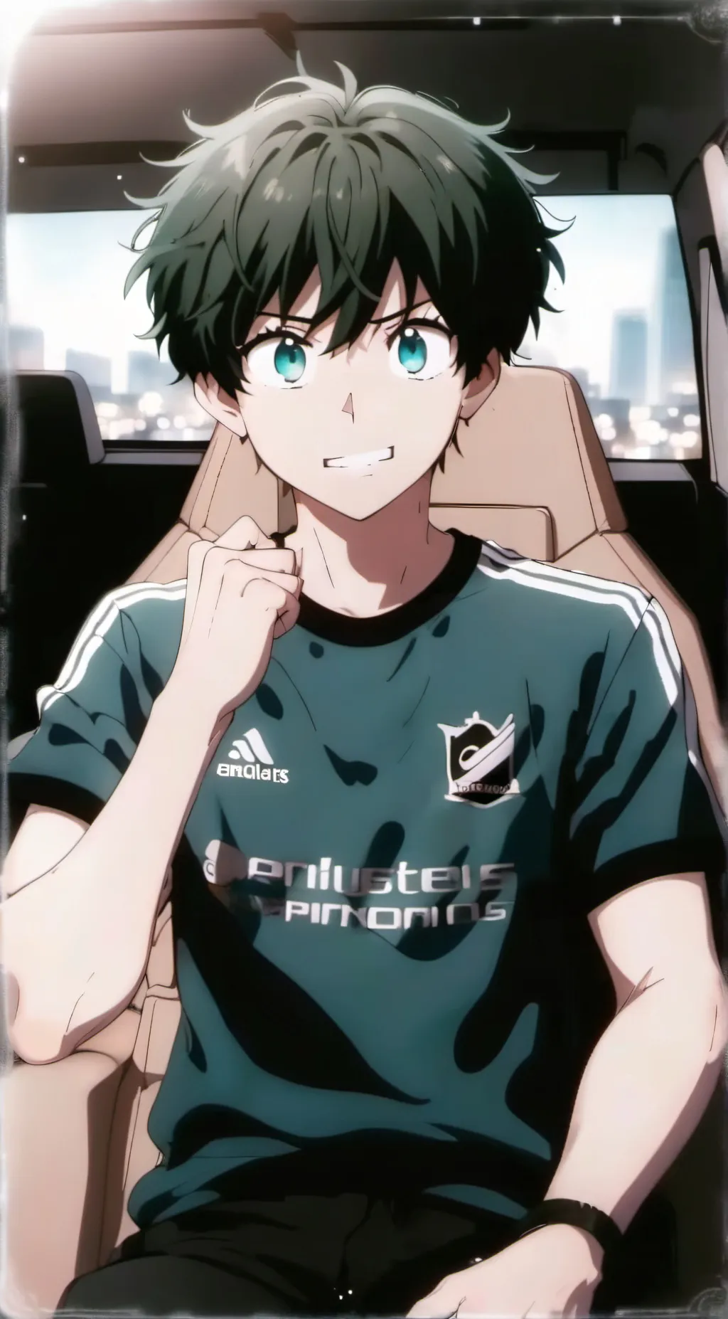 ai character: midoriya (Deku) background