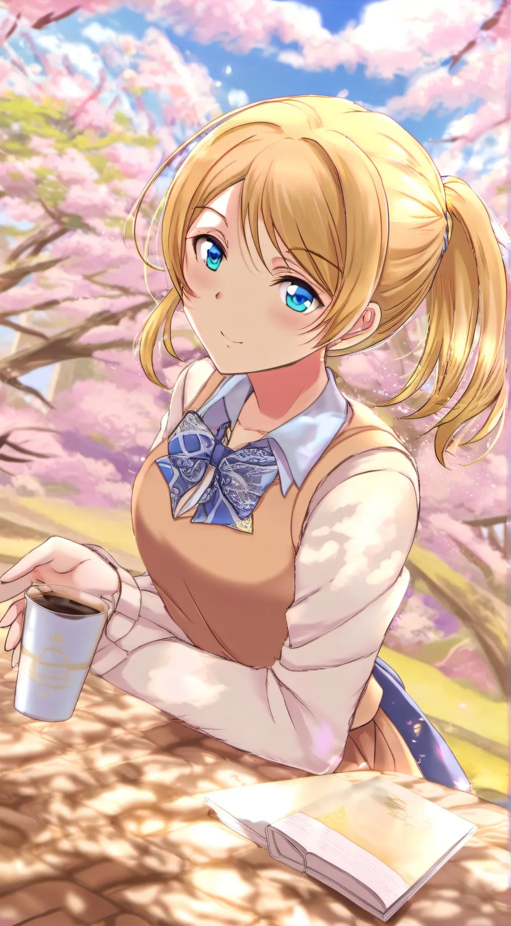 ai character: Eli Ayase background