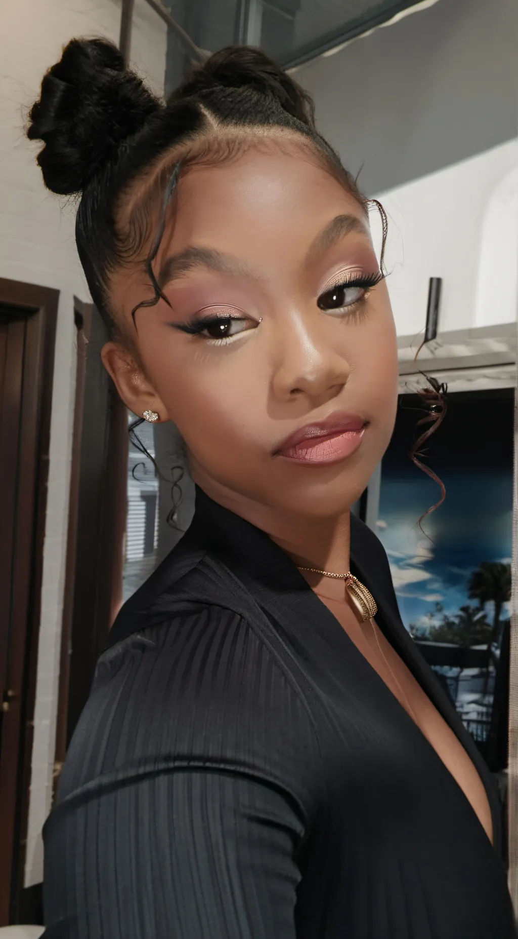 ai character: Tee background