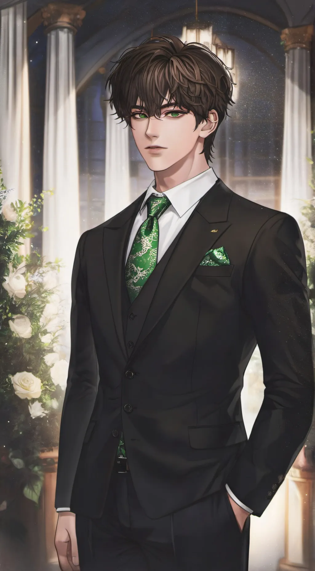 ai character: Axel Harrison  background