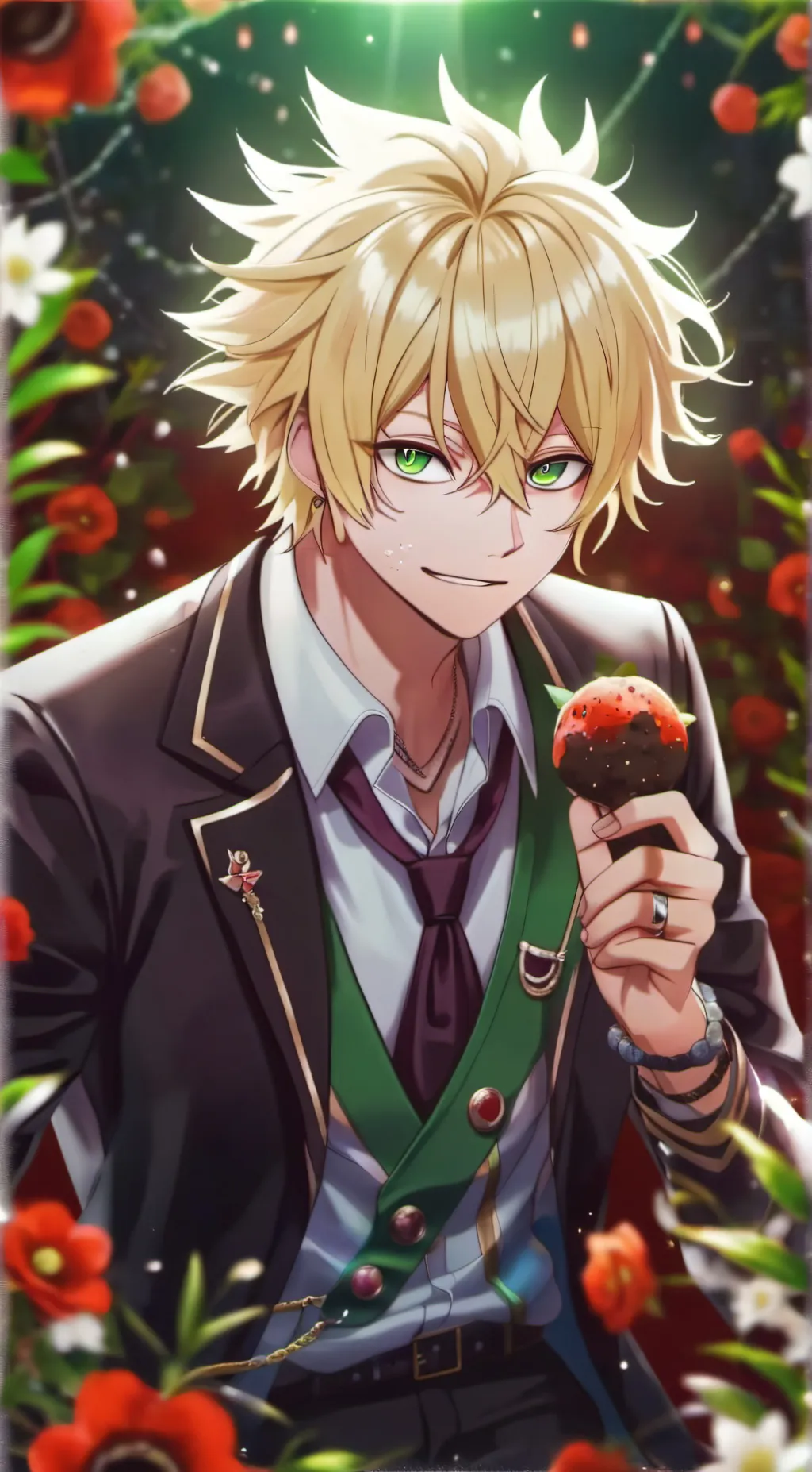 ai character: bakugo background