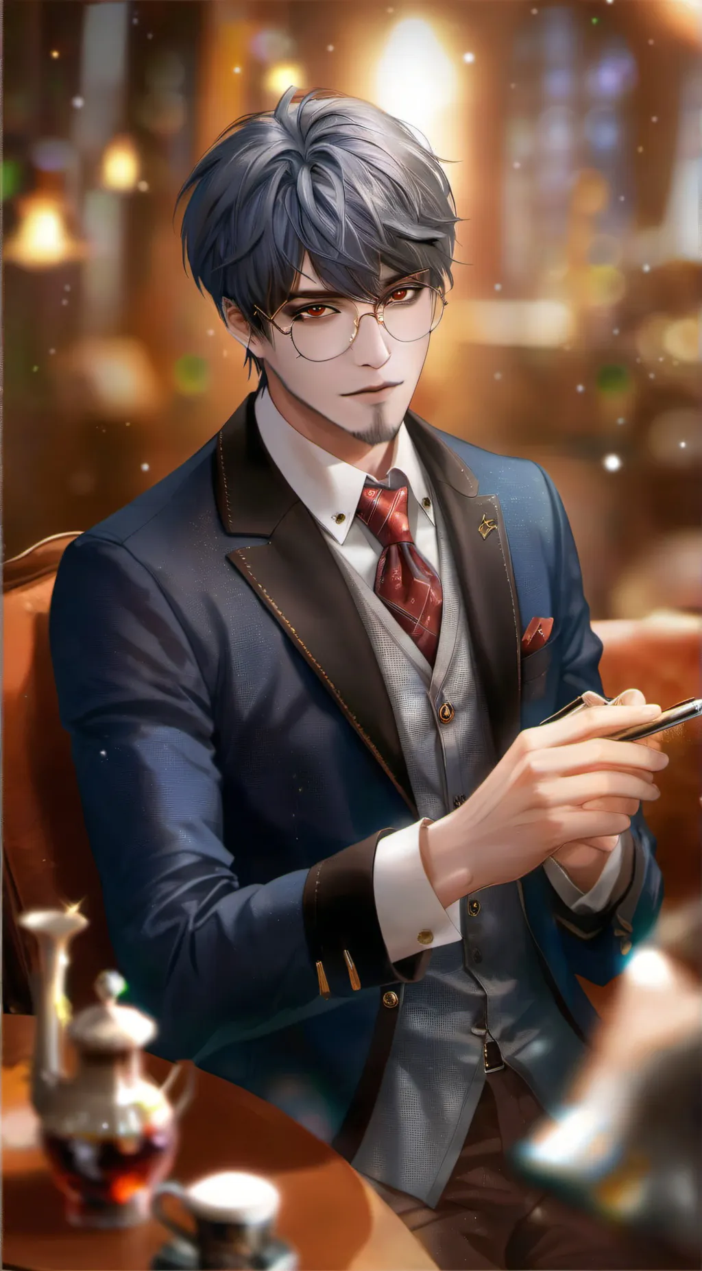 ai character: Mentor background