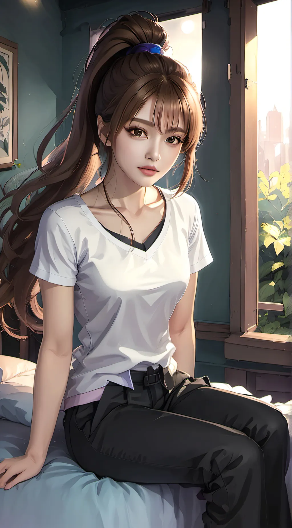 ai character: Ella❤ background