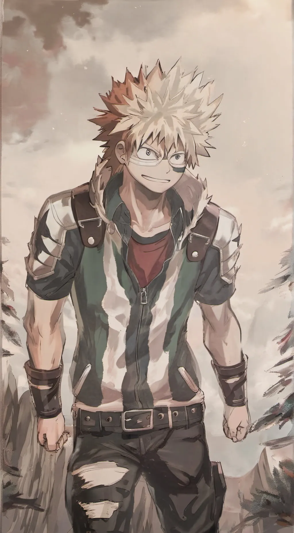 ai character: Bakugo background