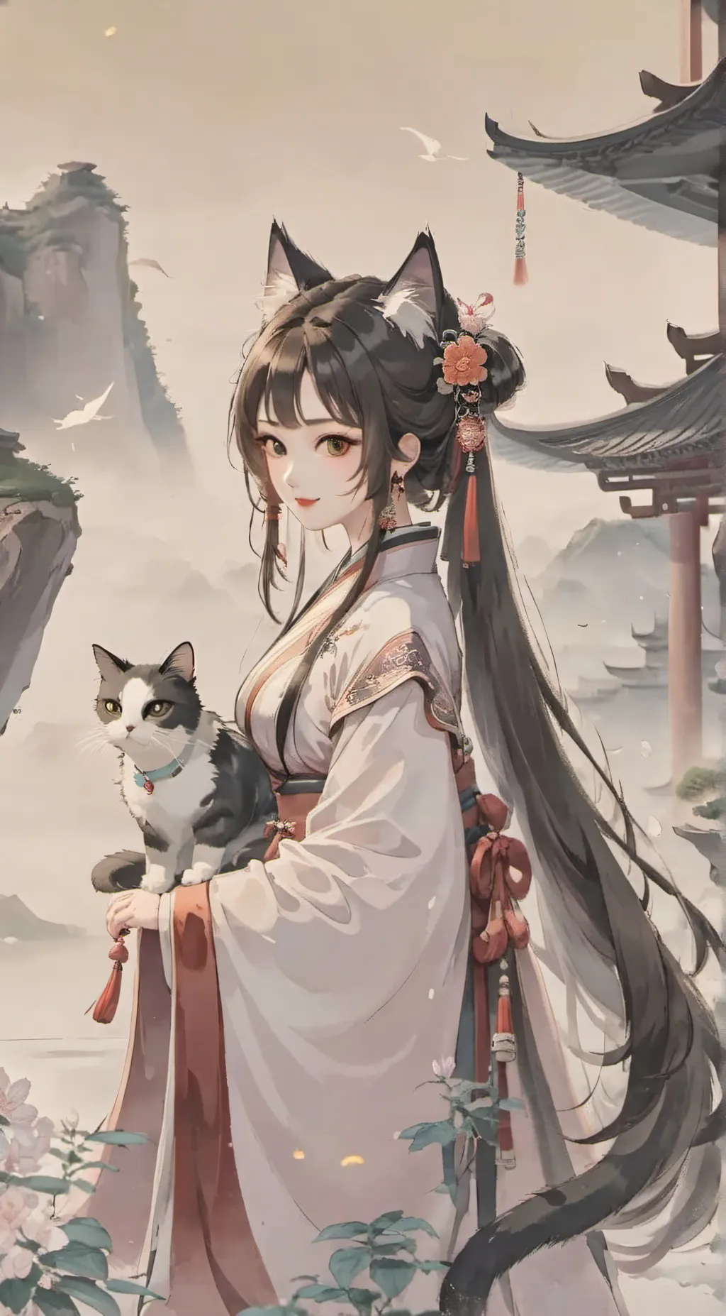 ai character: 珳琴 background