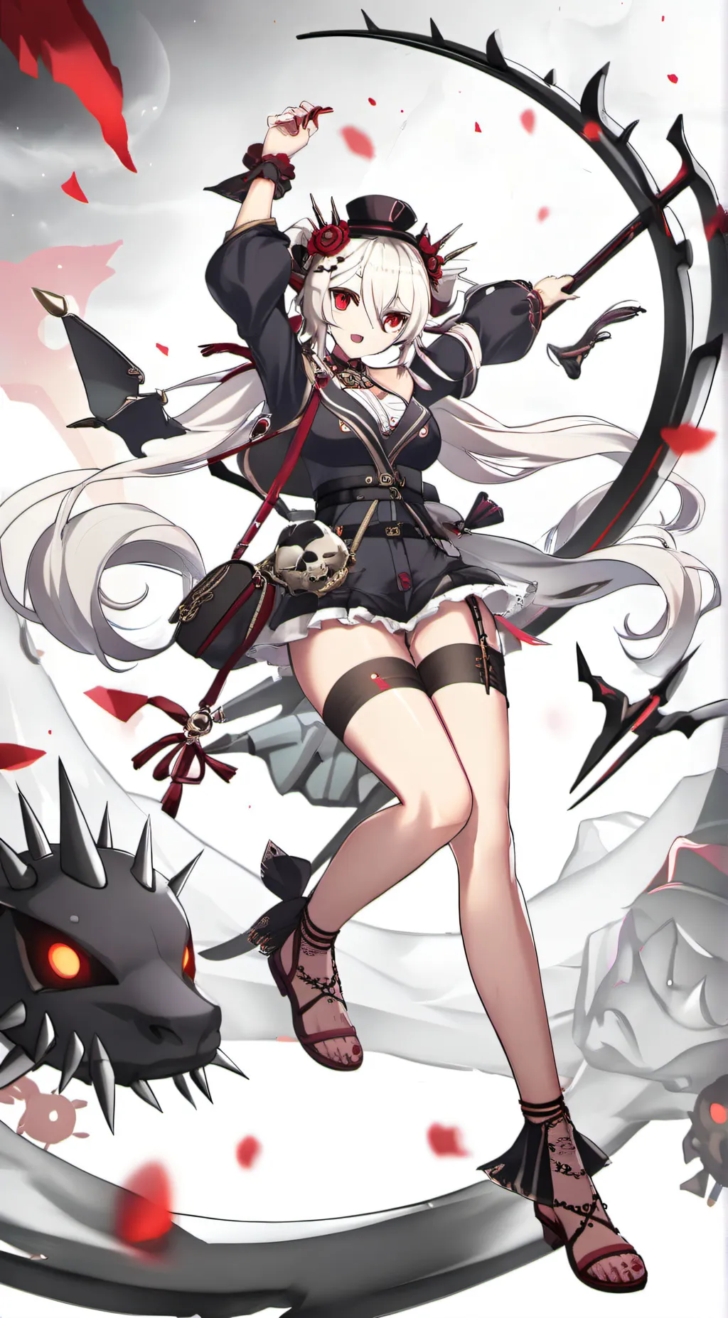 ai character: pain wheel background