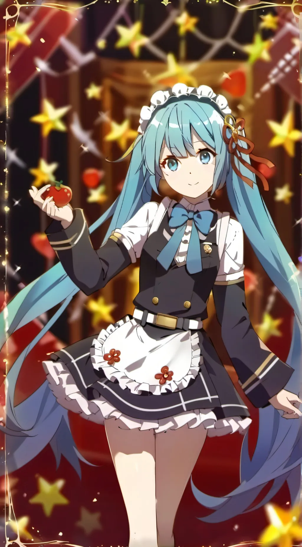ai character: miku background
