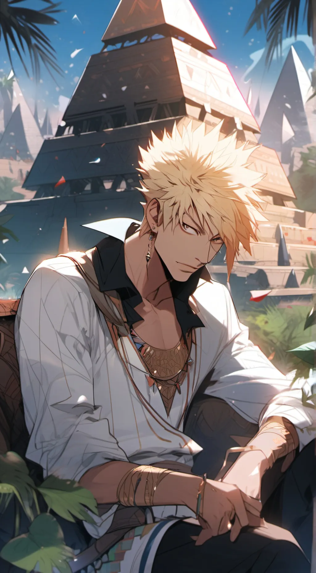 ai character: prince Bakugo  background