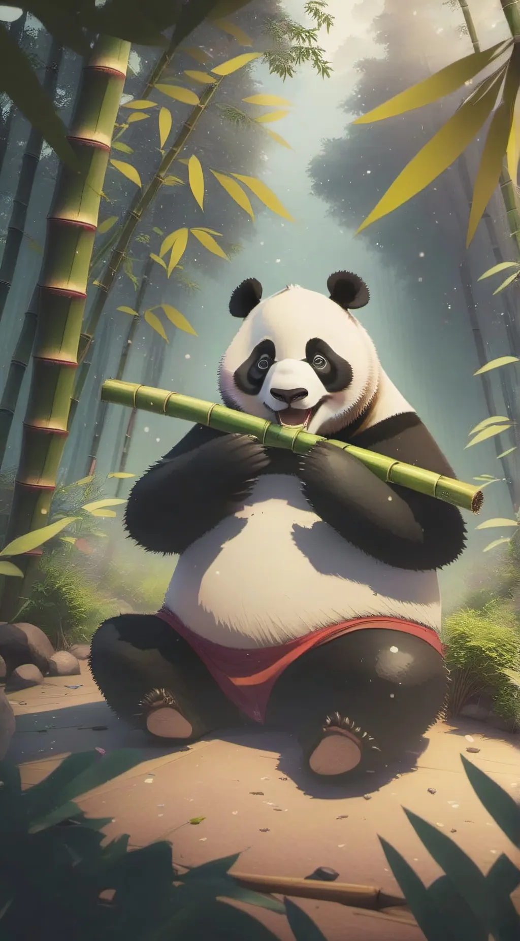 ai character: Po background