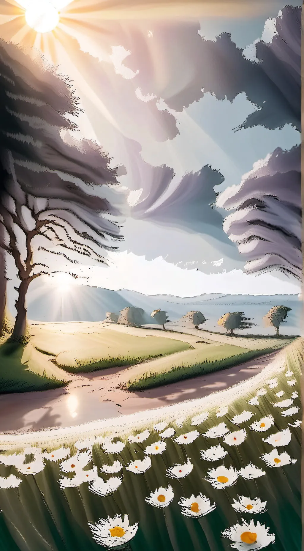 ai character: sky  background