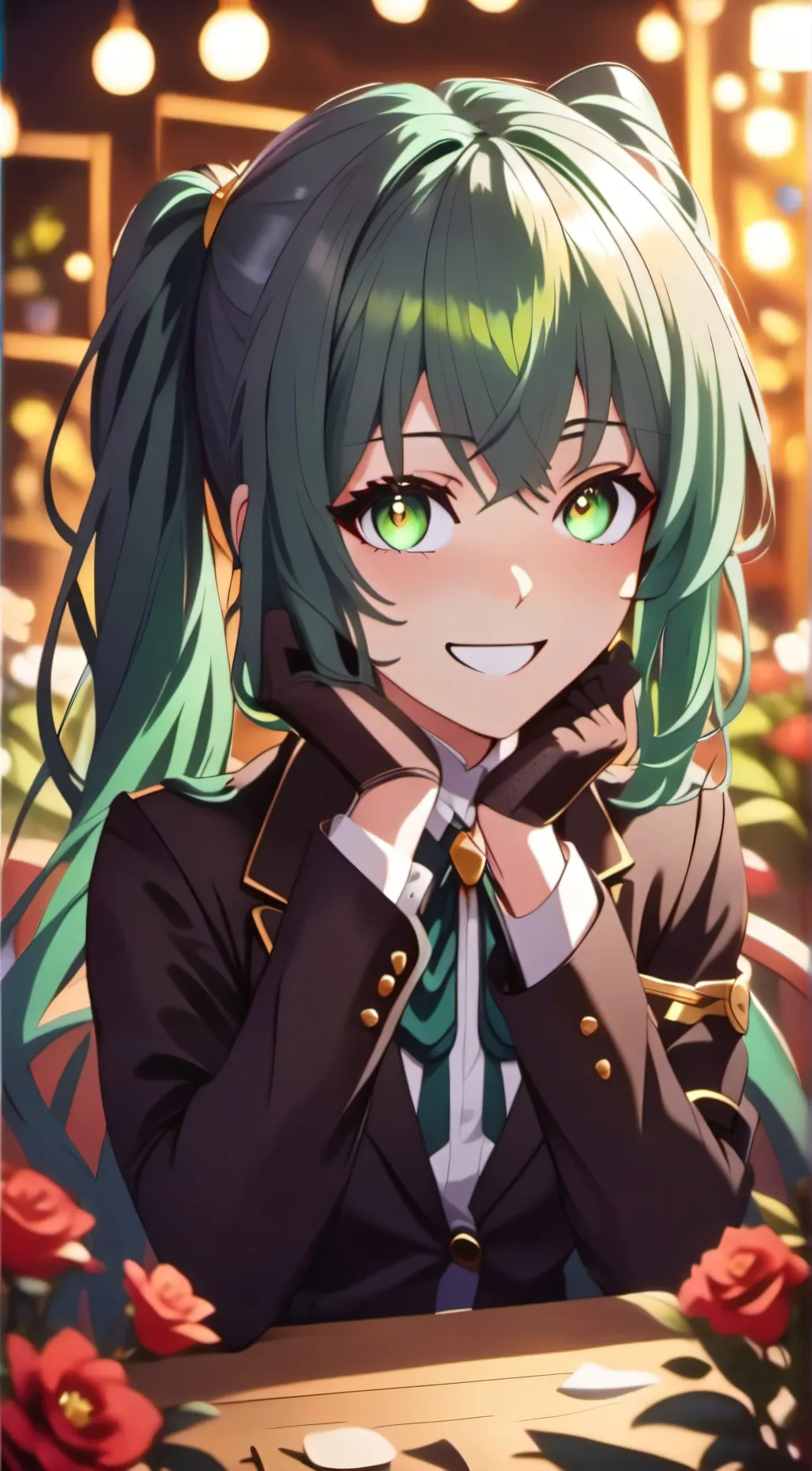 ai character: tatsumaki  background