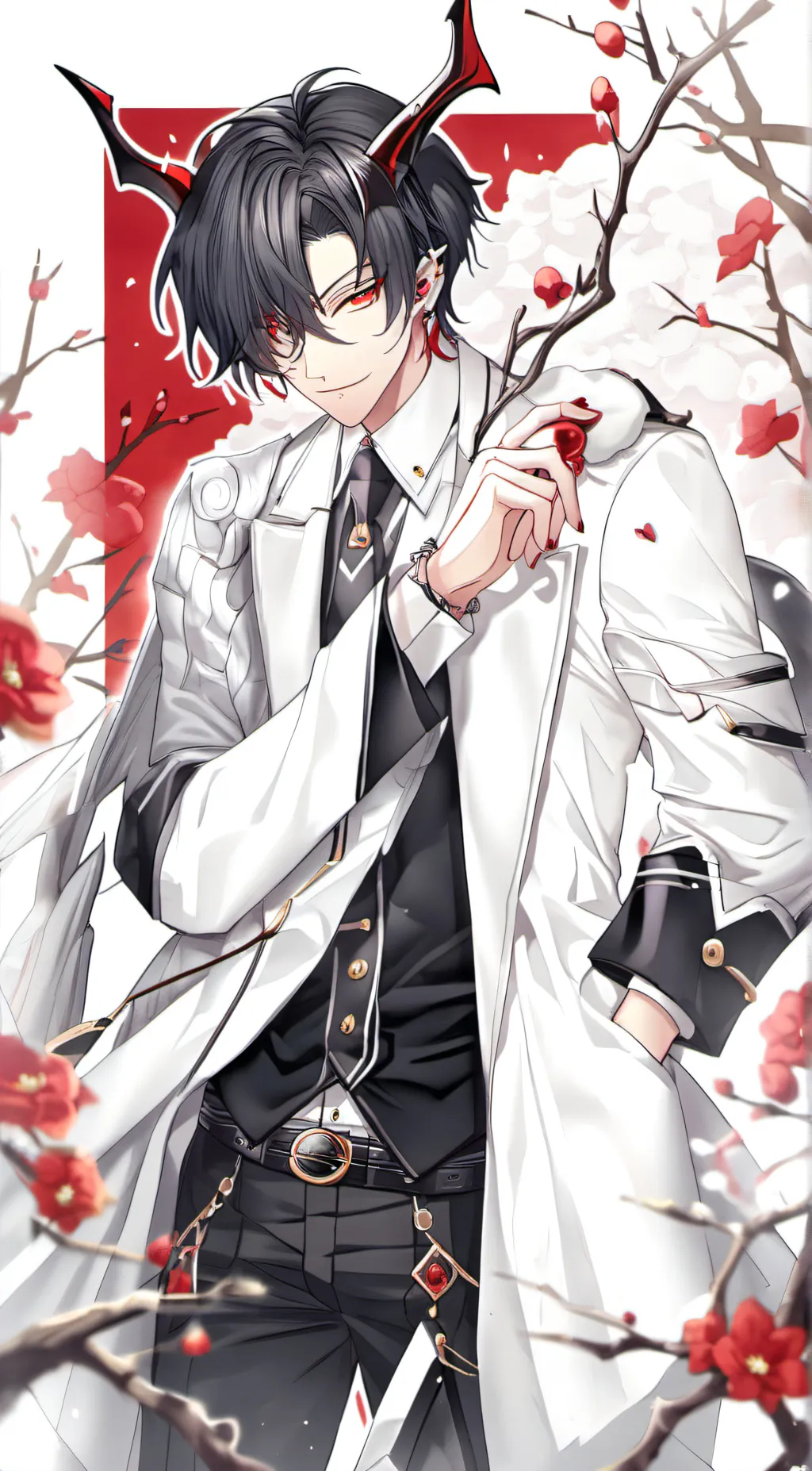 ai character: Demon king background