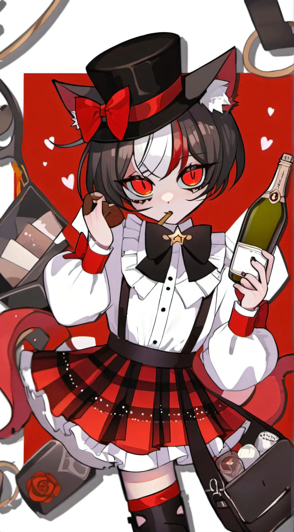 ai character: husky  background