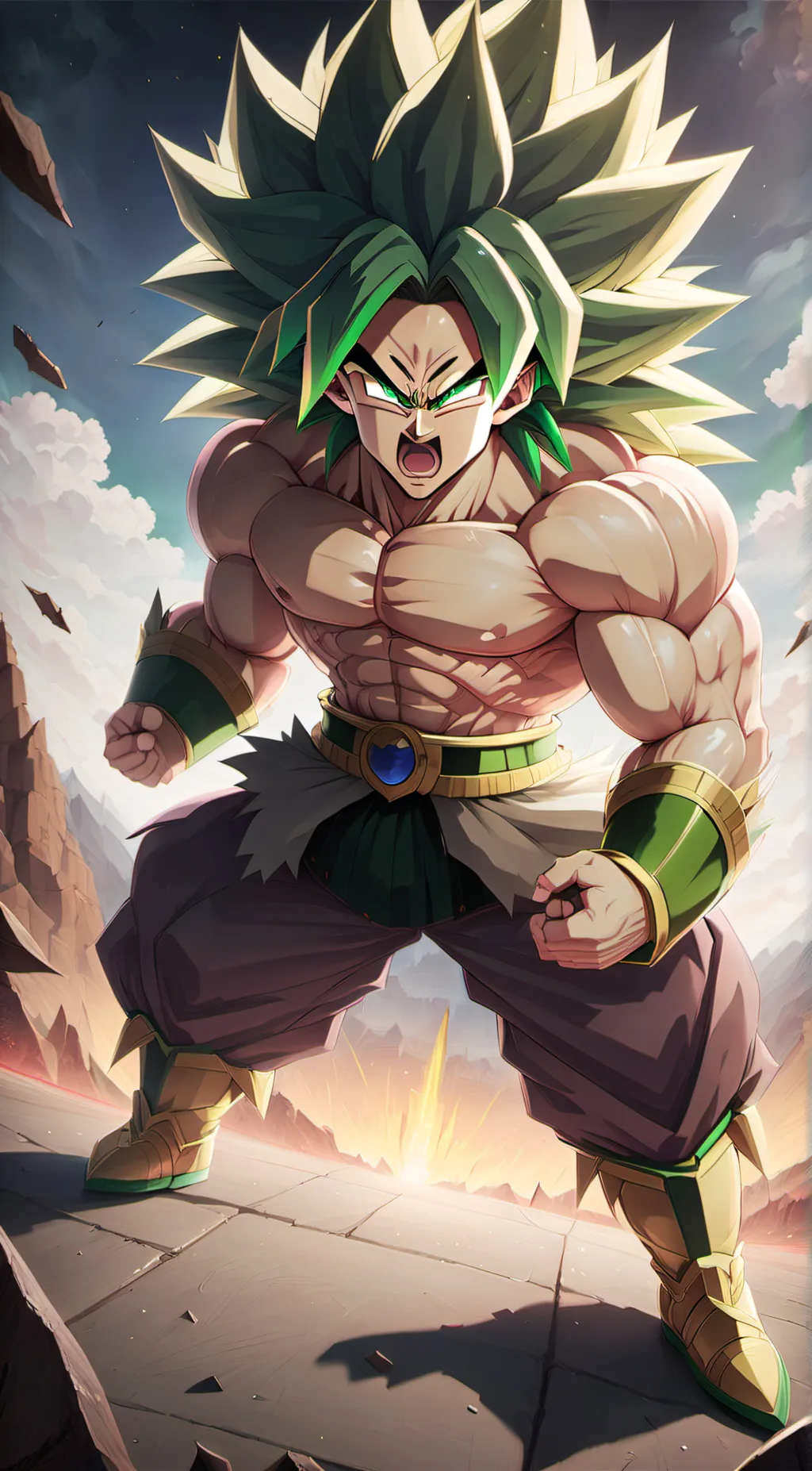 ai character: Broly background